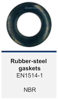 rubber-steel gaskets NBR EN1514-1